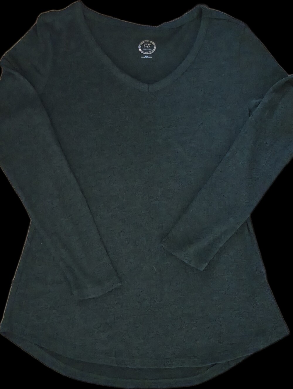 Maurices Ladies Green V-Neck Sweater